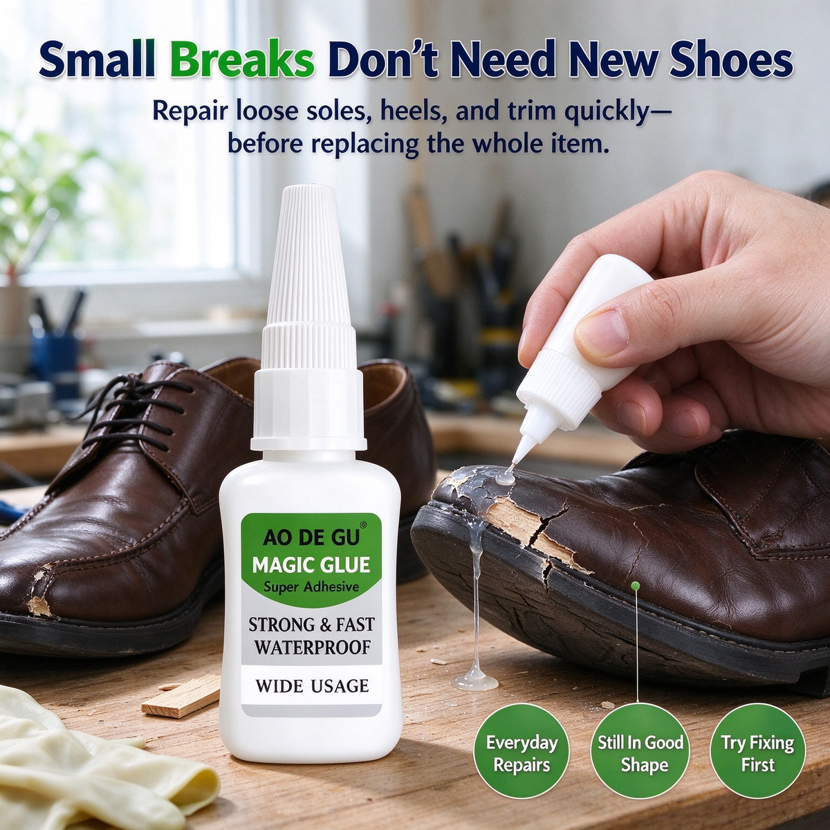 Fast-Setting Multi-Purpose CA Repair Glue