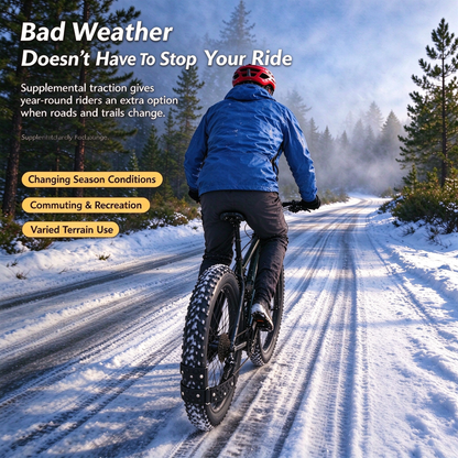 Bicycle Tire Anti-Slip Traction Pads