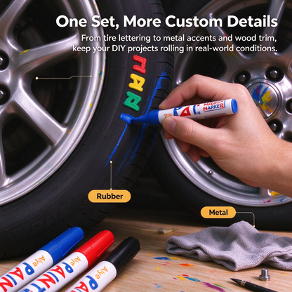 DIY Automotive Tire Paint Markers