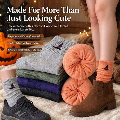 🎃Halloween Embroidered Mid-Calf Socks