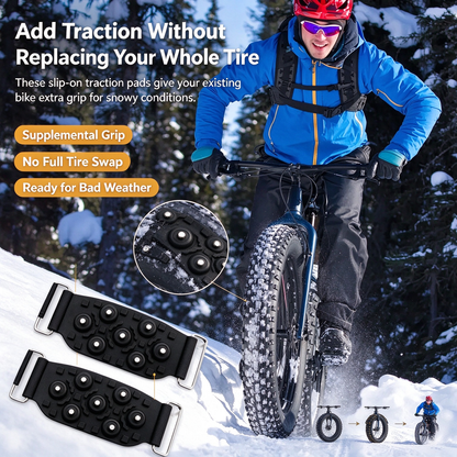 Bicycle Tire Anti-Slip Traction Pads