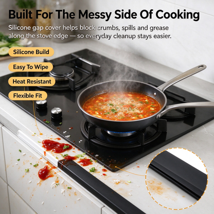Silicone Stove Gap Filler Strip（2pcs）