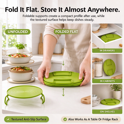 3-in-1 Microwave Plate Stacker & Splatter Cover