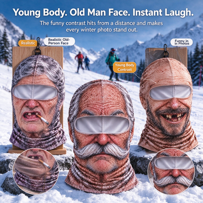 3D Fun Windproof Realistic Face Mask