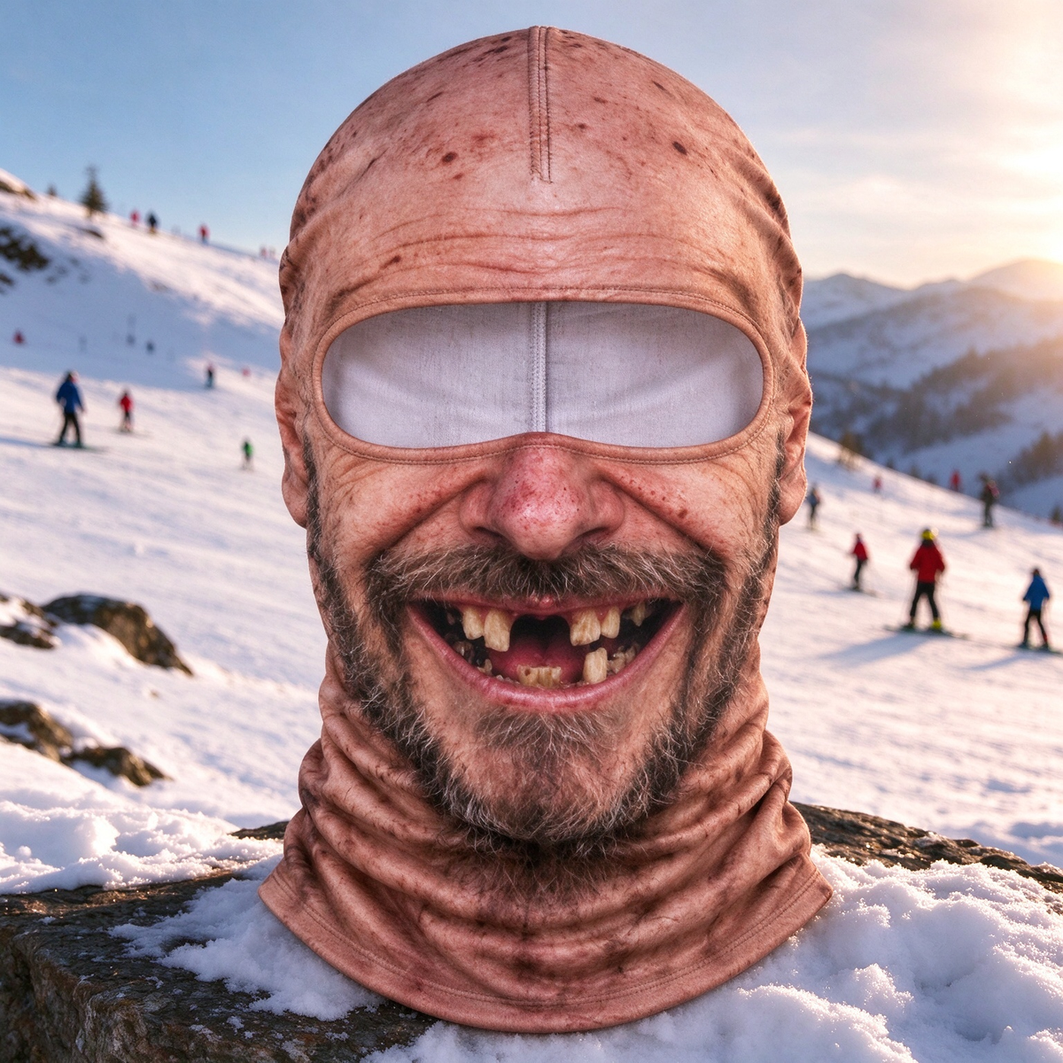 3D Fun Windproof Realistic Face Mask