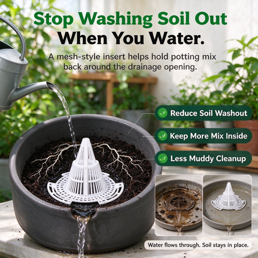 Planter Drainage Mesh Cups（20Pcs）