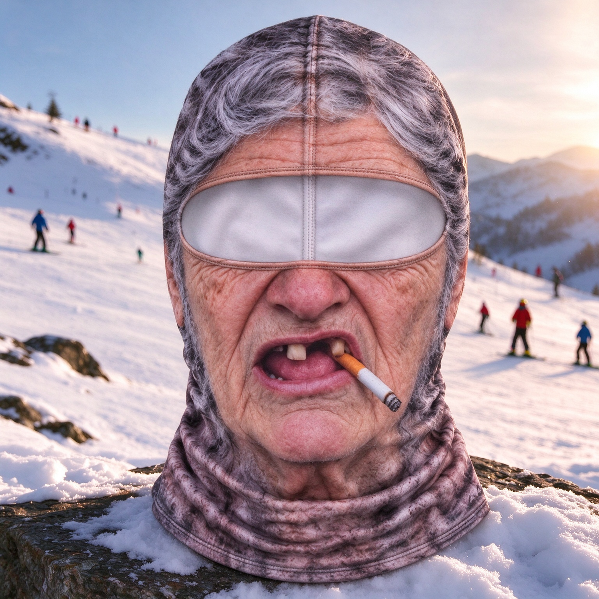 3D Fun Windproof Realistic Face Mask