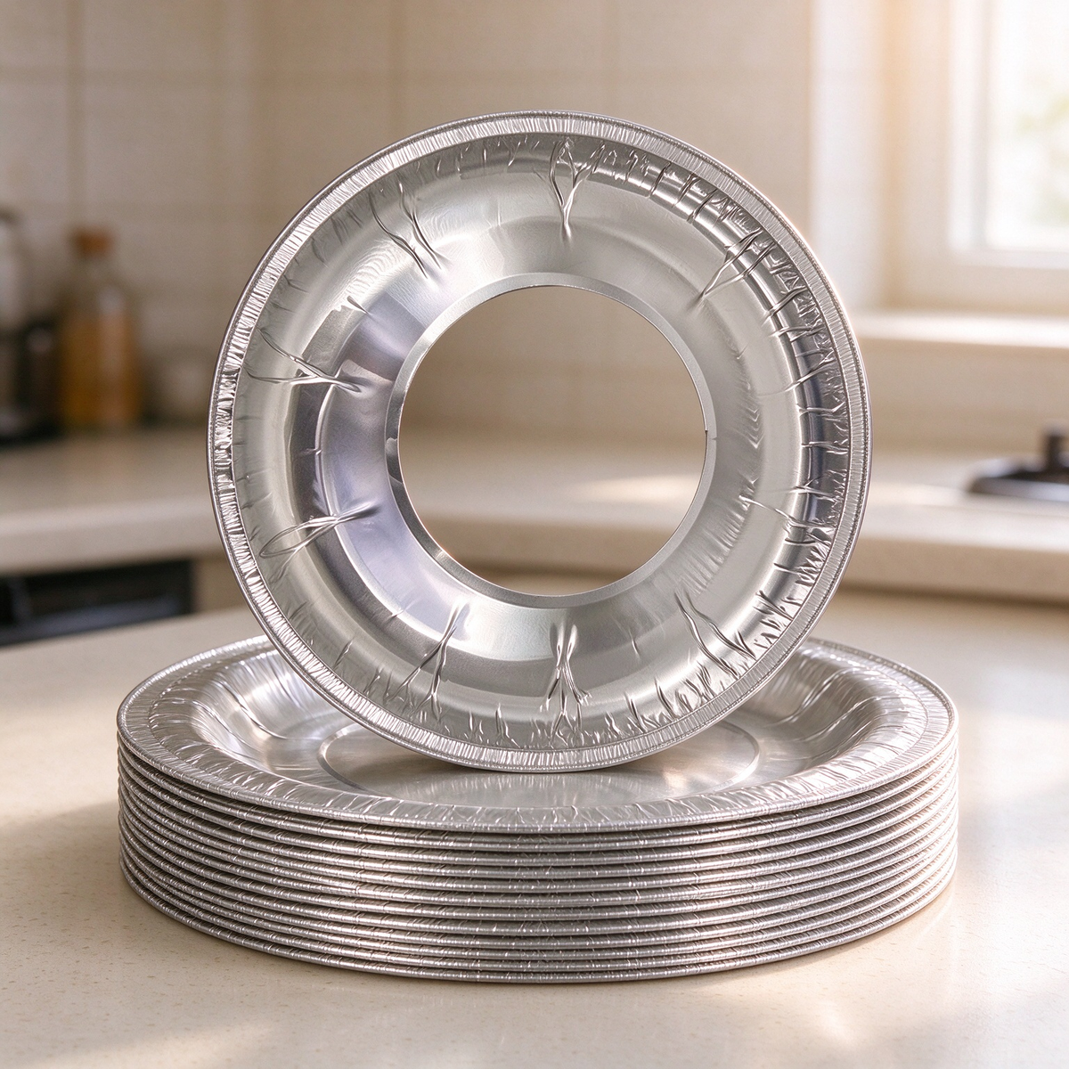 Disposable Aluminum Foil Gas Stove Burner Protectors(20Pcs)