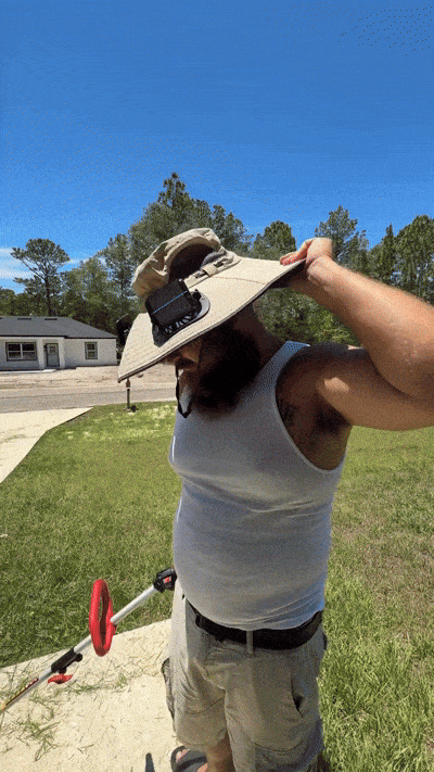 🌞New Solar-Powered Outdoor Cooling Fan Hat