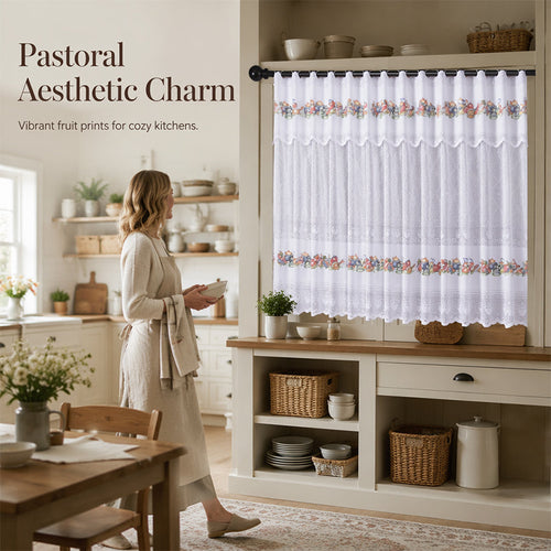 ✨Retro Lace Short Kitchen Curtain