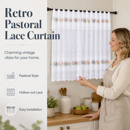 ✨Retro Lace Short Kitchen Curtain