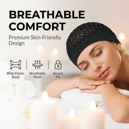 🌙Stretchy Wide-Edge Sleeping Cap Set