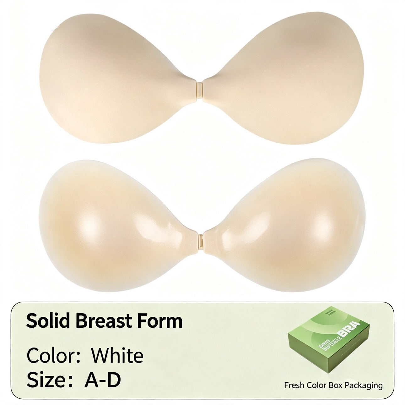 Reusable Lifting And Shaping Seamless Backless Invisible Bra