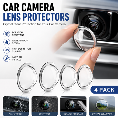 Anti-Scratch Waterproof Car Reversing Cameras Protection for Vehicle Cameras(4 PCS)