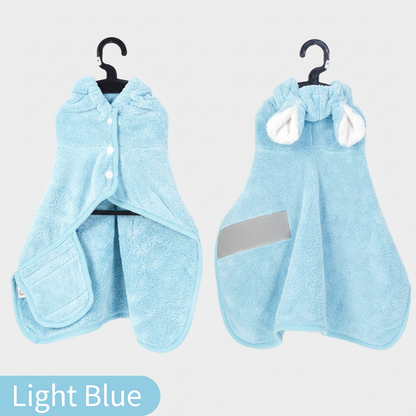 🧥Quick-Drying Absorbent Pet Bathrobe/Towel for Dogs