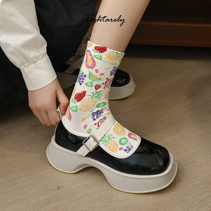 Vintage Embroidered Floral Women Socks(🎁Hot Sale)-H*