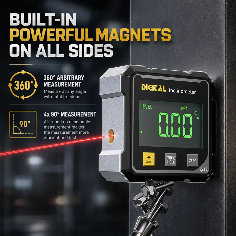 Portable Magnetic Digital Angle Finder