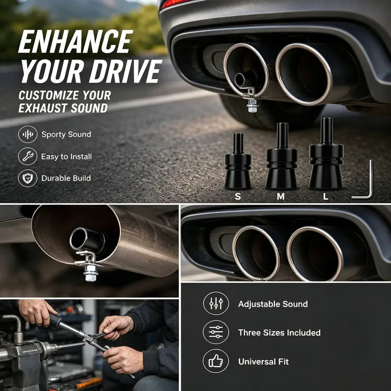 🔧Turbo sound-enhancing whistle for sedans, trucks, and SUVs
