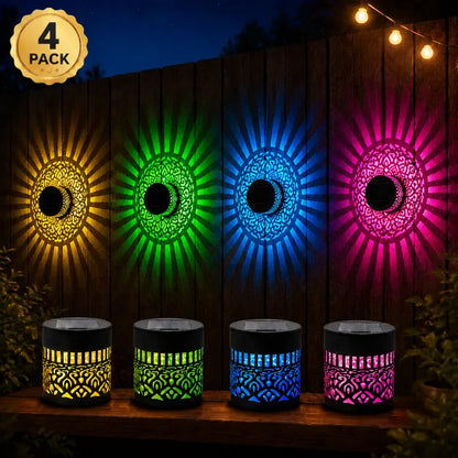 💫 Seven-Color Changing Solar Projection Wall Light Decorative