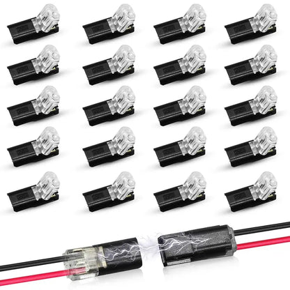 🔗 Double-Wire Plug-in Connector Led Light Strip Connectors 2 Pin