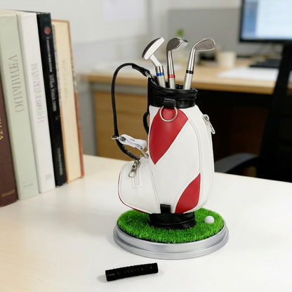 ✍️Golf Pen Holder + 3-Pen Set Creative Design