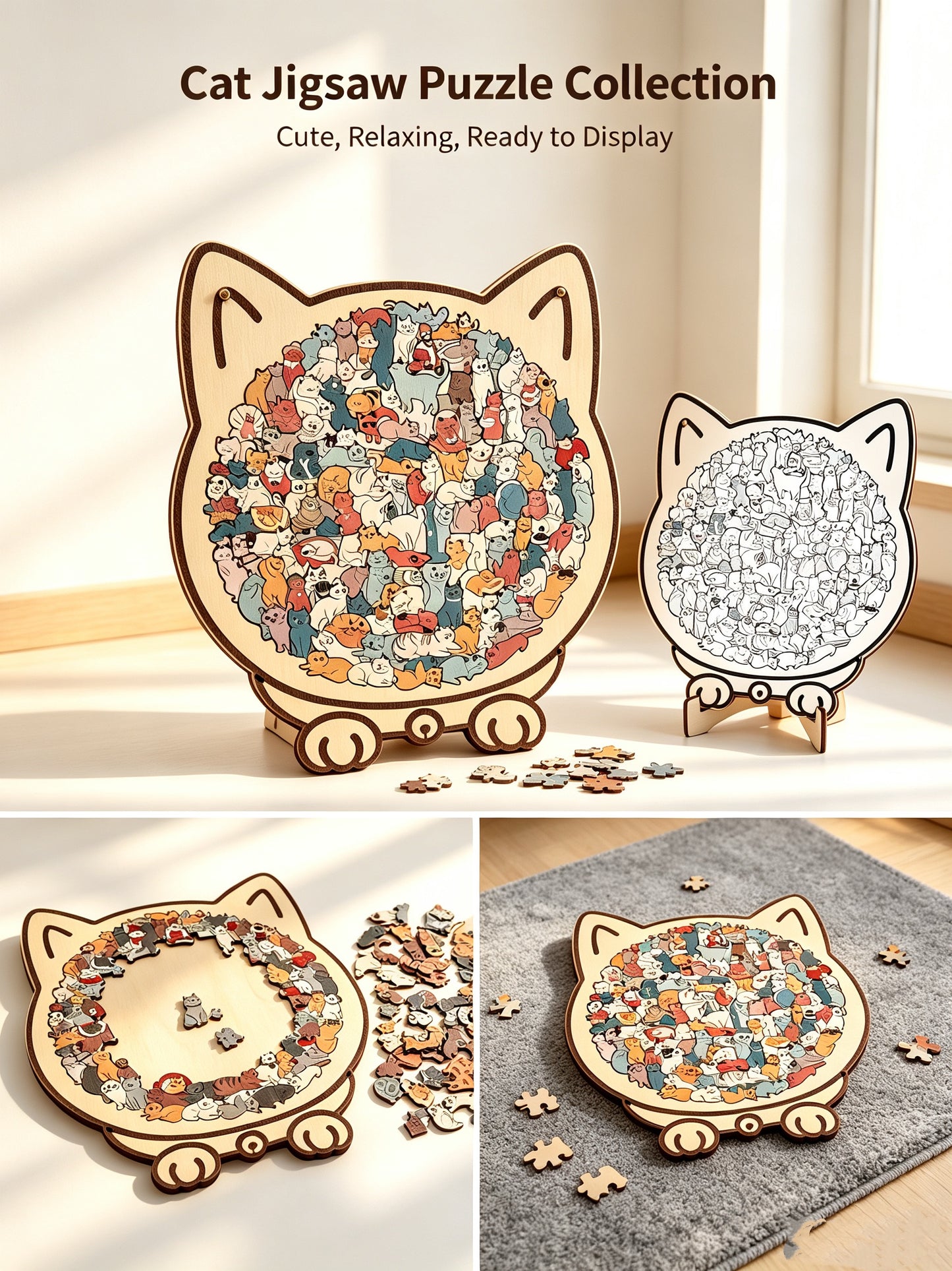 Cat Puzzles Are Super Cute, Fun, And Stress-Relieving.