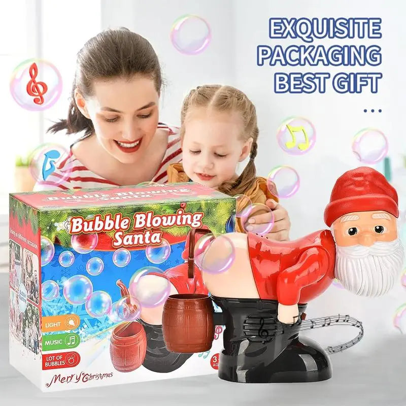 Christmas Santa Handheld Party Bubble Machine