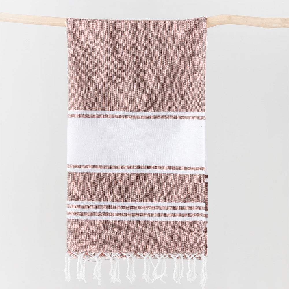 🏖️Lightweight and soft modern plain weave oversized beach towel