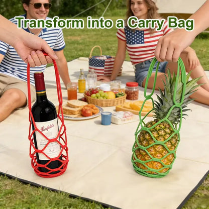 🧺✨ Multi-Use Silicone Storage Bag - 4Pack & Organizer