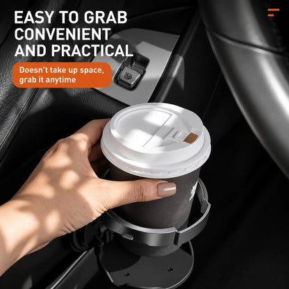🚗 2-in-1 Foldable Car Cup Holder & Phone Stand – Space-Saving Design