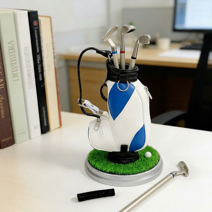 ✍️Golf Pen Holder + 3-Pen Set Creative Design