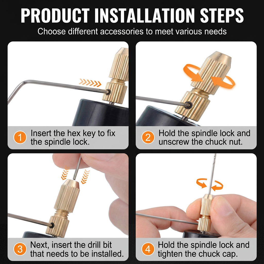 🔋Mini multi-functional electric drill - DIY hand drilling tool for crafting projects