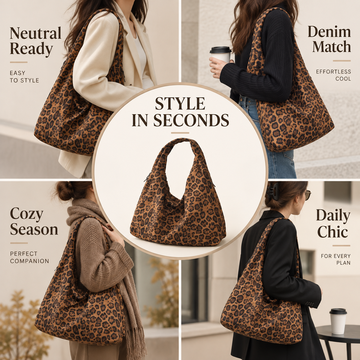 👜2026 Back-to-School Stylish Crossbody/Shoulder Bag – Large Capacity, Multi-Pocket