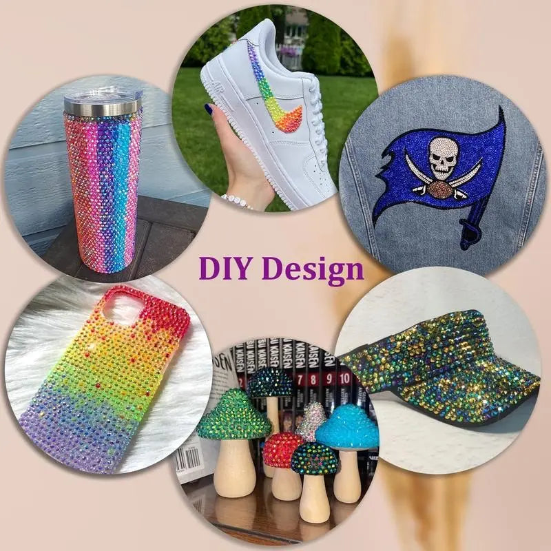 💎 Jelly Flatback RhinestonesBedazzling Kit, DlY Diamond Art