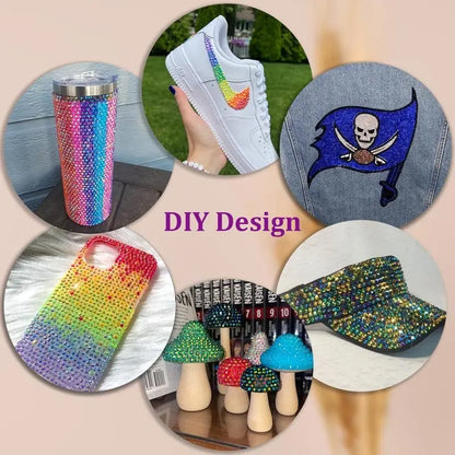 💎 Jelly Flatback RhinestonesBedazzling Kit, DlY Diamond Art
