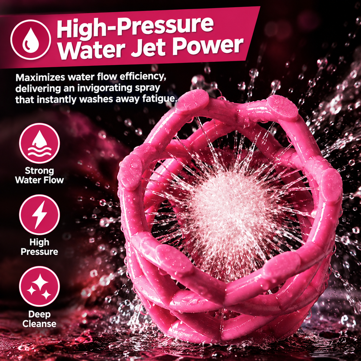 💦New upgraded shower head for men - 3D printed luxury vertical design
