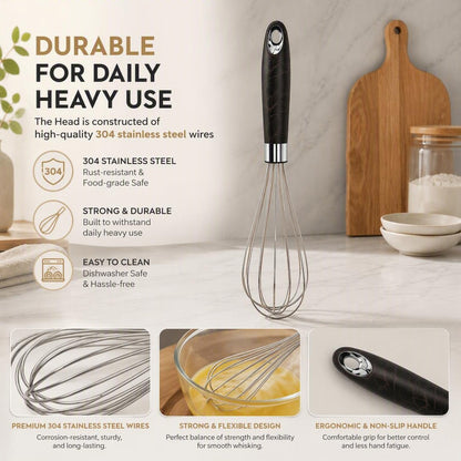 Stainless Steel Manual Egg Beater Kitchen Mixer