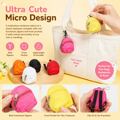 🎒Mini Backpack Coin Pouch &amp; Bag Charm