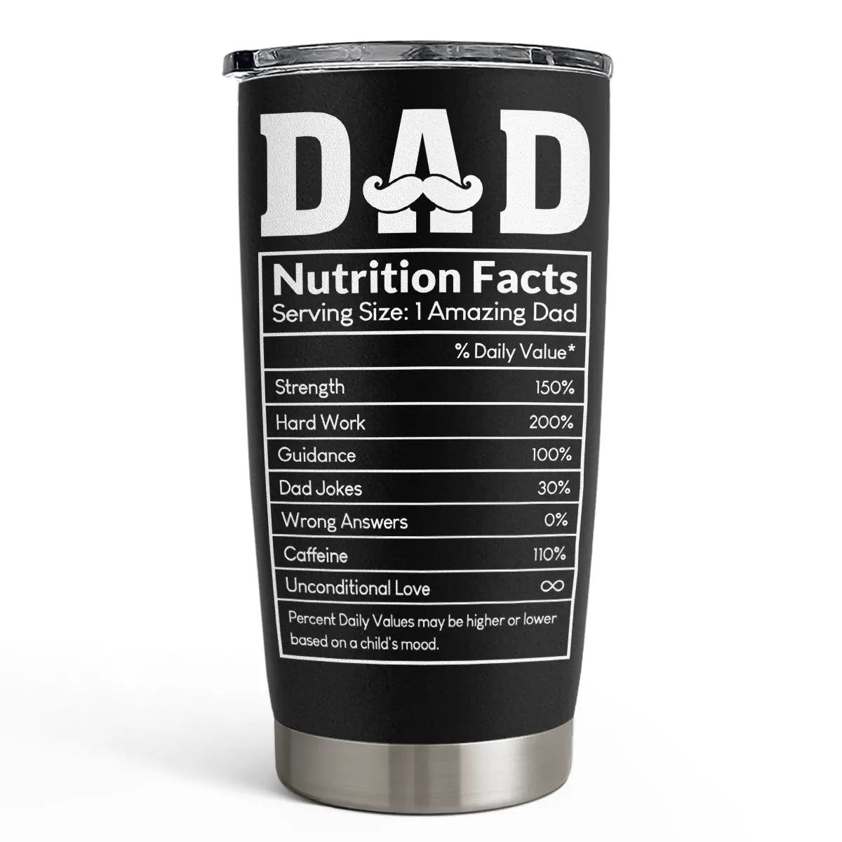 ☕ Dad Collection 20oz Tumbler with Lid, Double Wall Stainless Steel Insulated Vacuum Cup