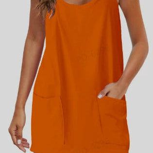 🔥Hot Sale 49% off🌟Women's Summer Sleeveless Mini Dress with Built-in Shorts