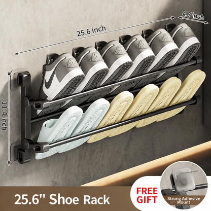 ✨Wall-mounted folding shoe rack