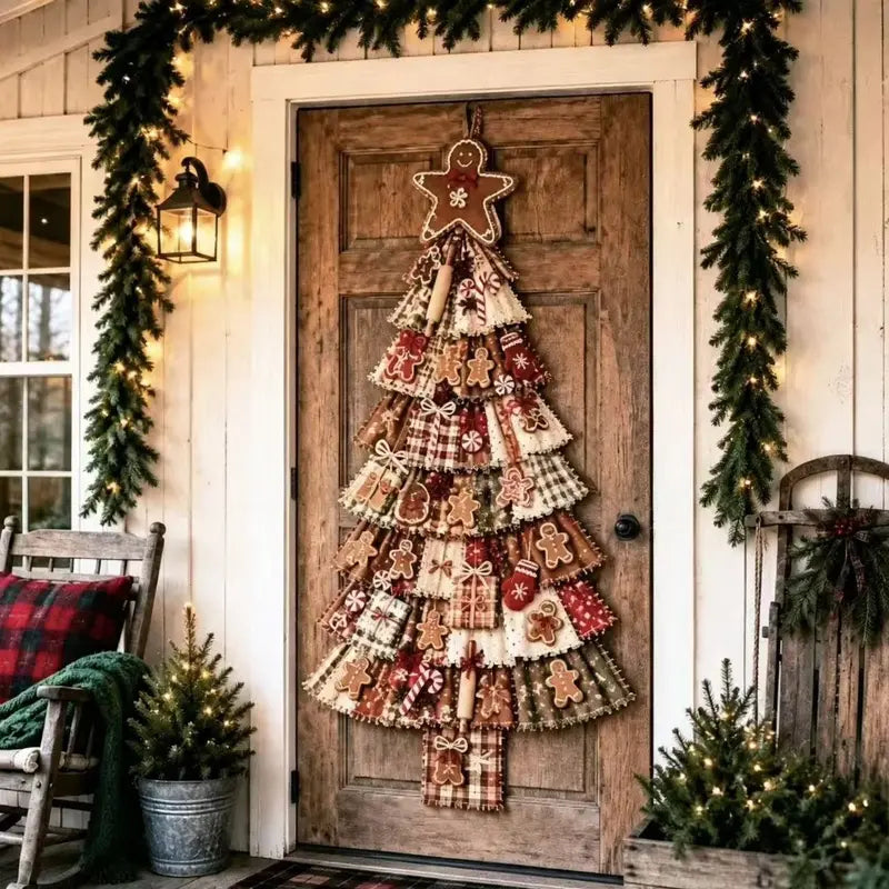 Christmas Tree Door Hanging - D