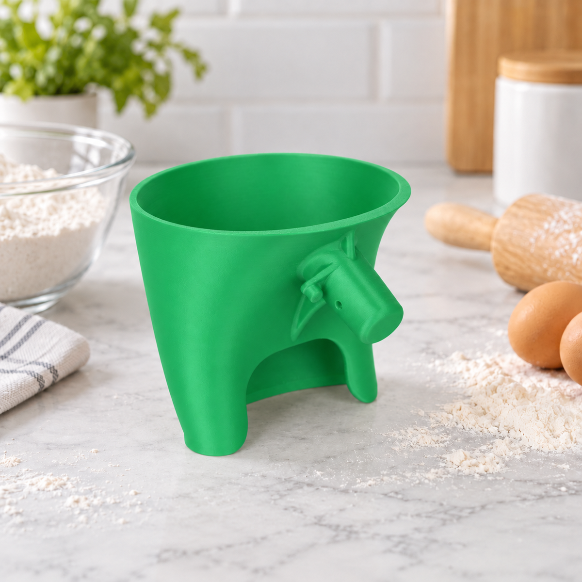 🥞Tilting mixer flour funnel-suitable for 4.5-5 quart mixing bowls