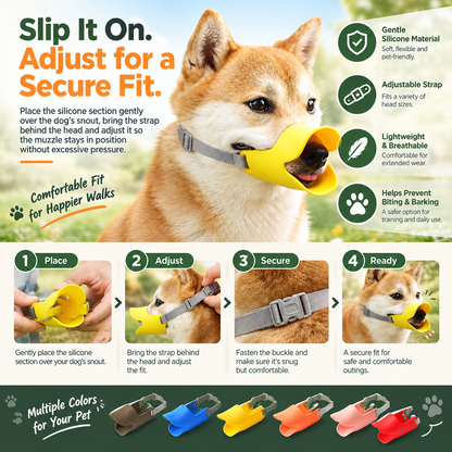 Pet Dog Duckbill Muzzle