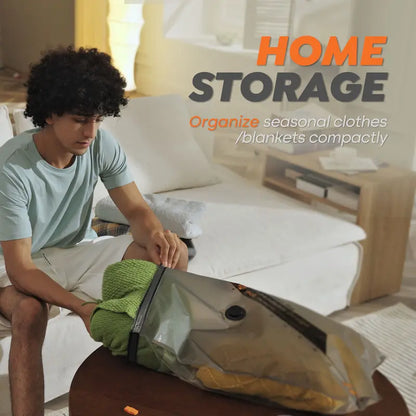 ✈️🔋 Vacuum Packing Pump Storage Bags Set