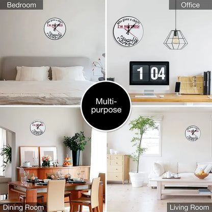 ⏰"Who Gives a Sh*t, I'm Retired!" Funny Wooden Wall Clock