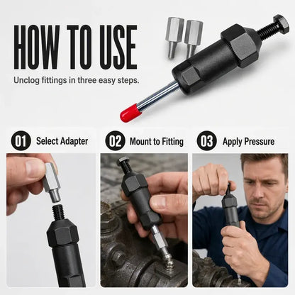 🔩Industrial Grease Unclogger – Professional Grade Tool For Blocked Machinery Fittings