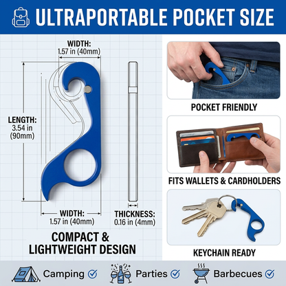 🍺🧲Ergonomic One-handed Bottle Opener