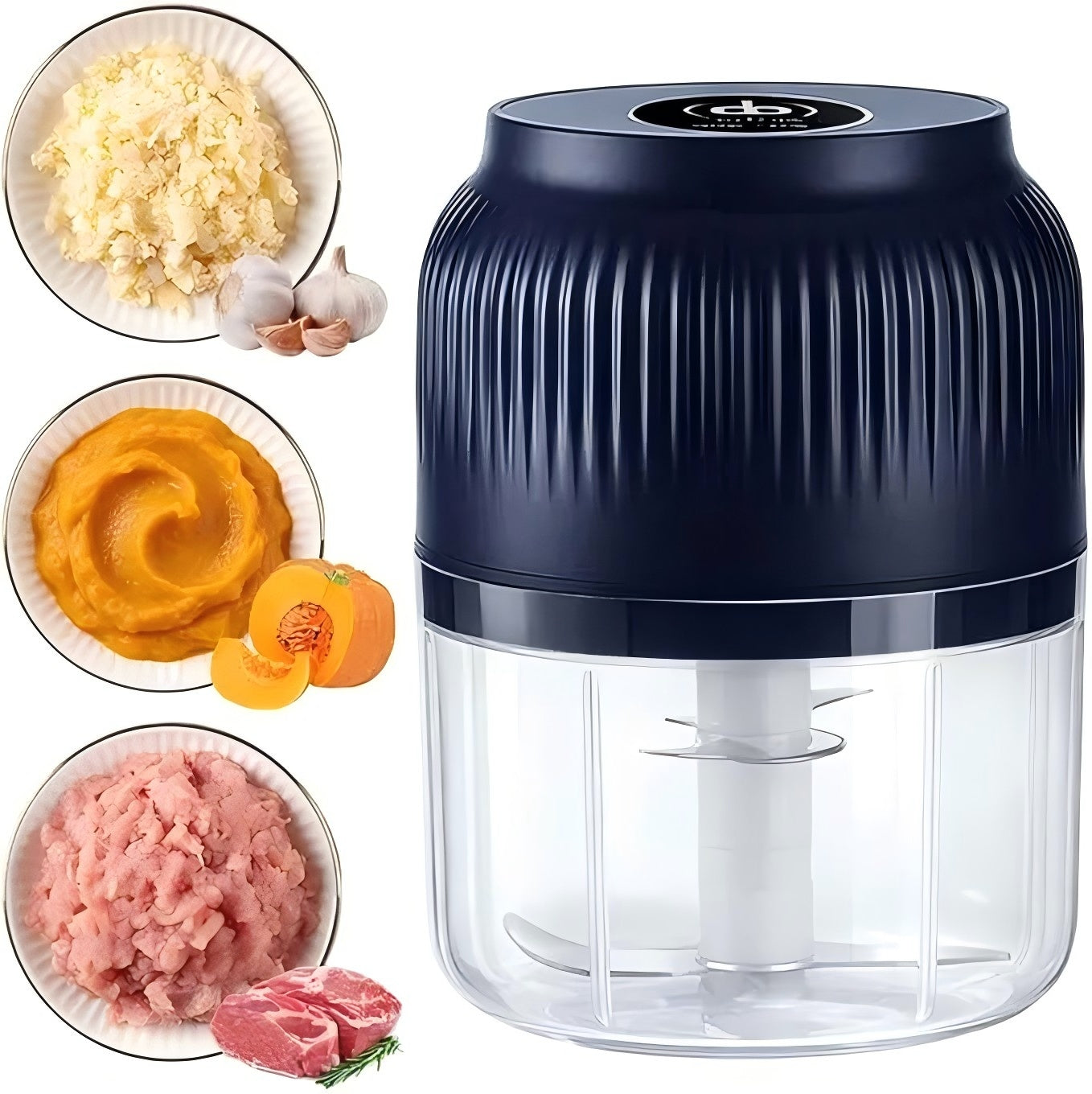 🧅 Electric Food Shredder, Mini Meat Grinder