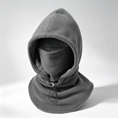 One‑Piece Winter Full Head Face Neck Cover With Drawstring Adjustable